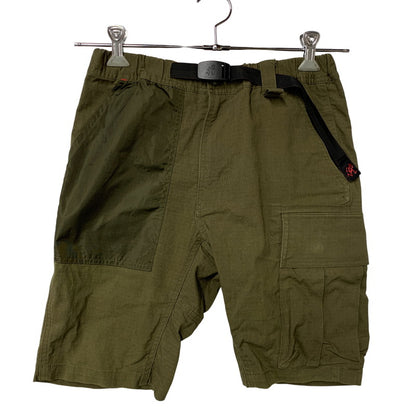 【中古品】【メンズ】 Gramicci グラミチ × BRIEFING ブリーフィング × BEAMS ビームス CARGO SHORTS GMP-17S154 カーゴショーツ 別注 ショートパンツ 155-260512-as-12-izu サイズ：S カラー：カーキ 万代Net店