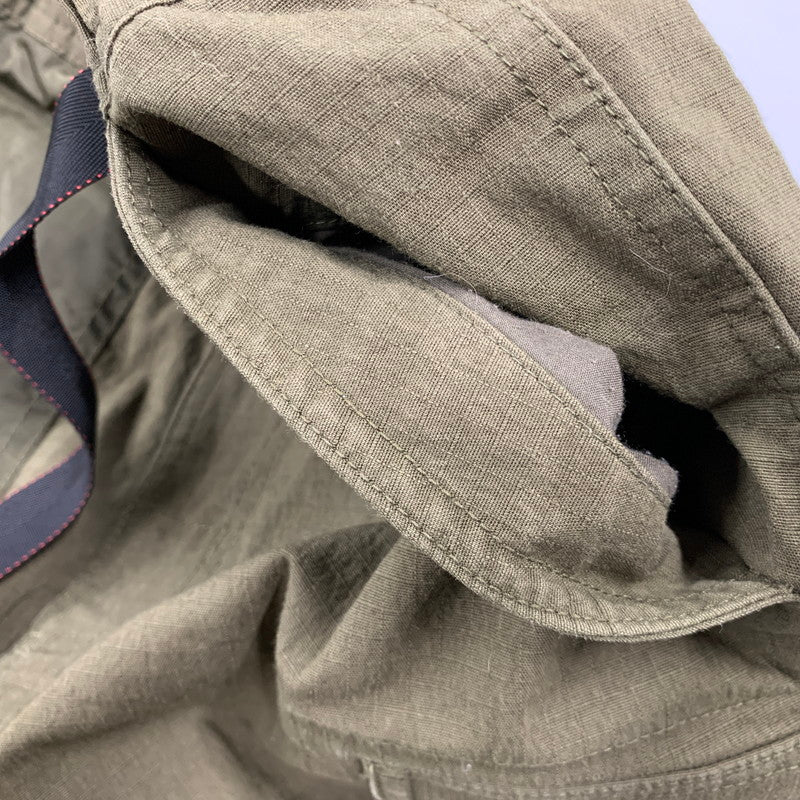 【中古品】【メンズ】 Gramicci グラミチ × BRIEFING ブリーフィング × BEAMS ビームス CARGO SHORTS GMP-17S154 カーゴショーツ 別注 ショートパンツ 155-260512-as-12-izu サイズ：S カラー：カーキ 万代Net店