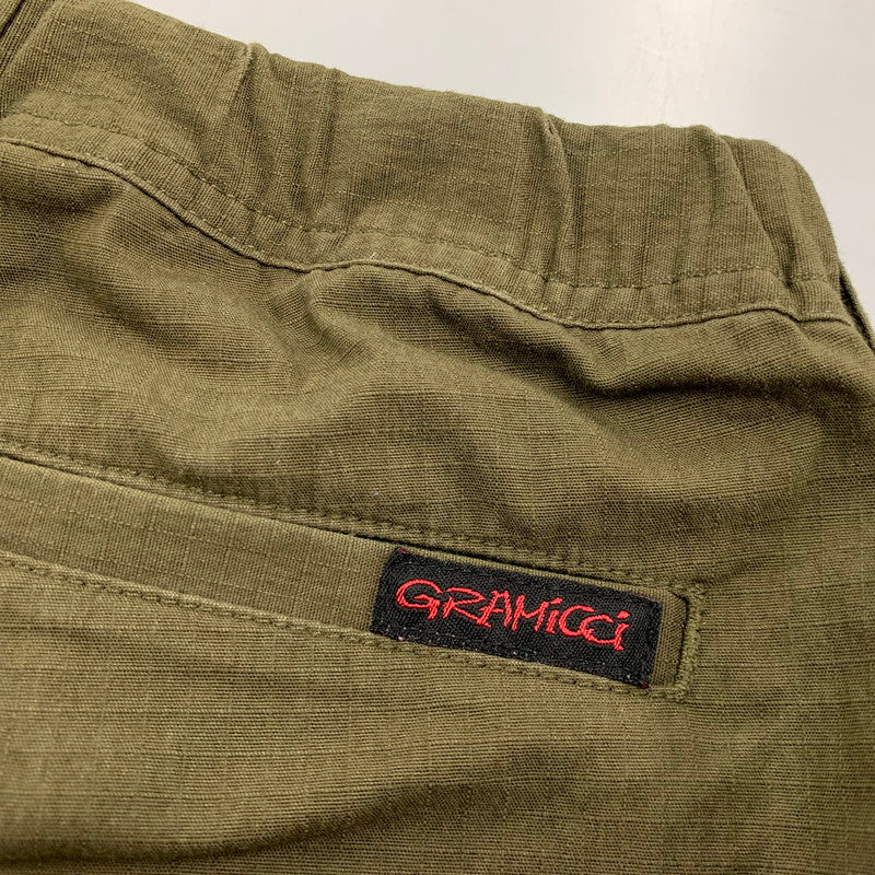 【中古品】【メンズ】 Gramicci グラミチ × BRIEFING ブリーフィング × BEAMS ビームス CARGO SHORTS GMP-17S154 カーゴショーツ 別注 ショートパンツ 155-260512-as-12-izu サイズ：S カラー：カーキ 万代Net店