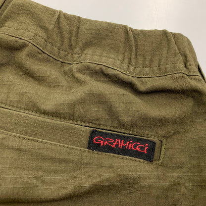 【中古品】【メンズ】 Gramicci グラミチ × BRIEFING ブリーフィング × BEAMS ビームス CARGO SHORTS GMP-17S154 カーゴショーツ 別注 ショートパンツ 155-260512-as-12-izu サイズ：S カラー：カーキ 万代Net店