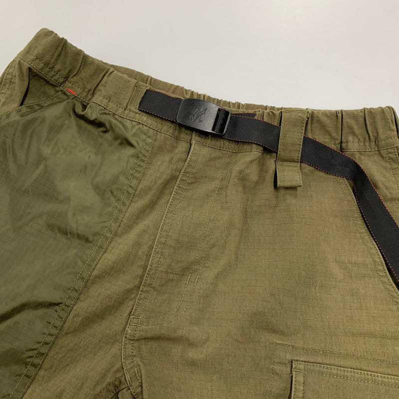 【中古品】【メンズ】 Gramicci グラミチ × BRIEFING ブリーフィング × BEAMS ビームス CARGO SHORTS GMP-17S154 カーゴショーツ 別注 ショートパンツ 155-260512-as-12-izu サイズ：S カラー：カーキ 万代Net店