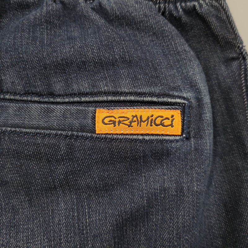 【中古品】【メンズ】 GRAMICCI グラミチ × URBAN RESEARCH ROSSO アーバンリサーチ ロッソ COOLMAX DENIM NN-PANTS GMP-19S815 デニムパンツ ジーンズ 別注 155-260513-as-03-izu サイズ：S カラー：インディゴ 万代Net店