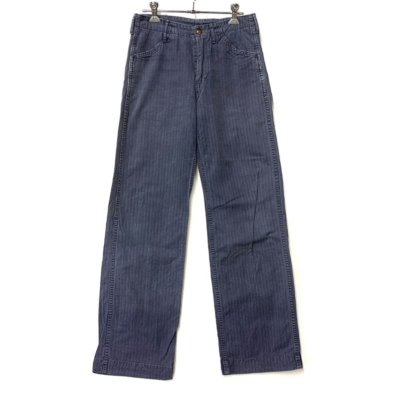 【中古品】【メンズ】 OR SLOW オアスロウ ZIPFLY FRENCH WORK PANTS フレンチ ワーク パンツ ボトムス 156-260516-kh-19-izu サイズ：1 カラー：ネイビー 万代Net店
