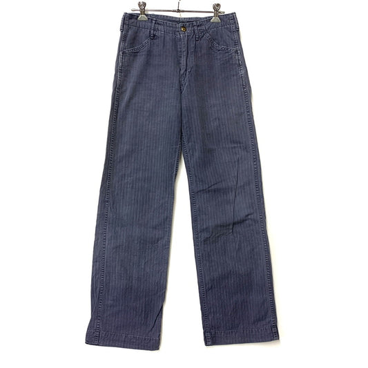 【中古品】【メンズ】 OR SLOW オアスロウ ZIPFLY FRENCH WORK PANTS フレンチ ワーク パンツ ボトムス 156-260516-kh-19-izu サイズ：1 カラー：ネイビー 万代Net店