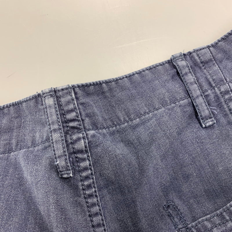 【中古品】【メンズ】 OR SLOW オアスロウ ZIPFLY FRENCH WORK PANTS フレンチ ワーク パンツ ボトムス 156-260516-kh-19-izu サイズ：1 カラー：ネイビー 万代Net店