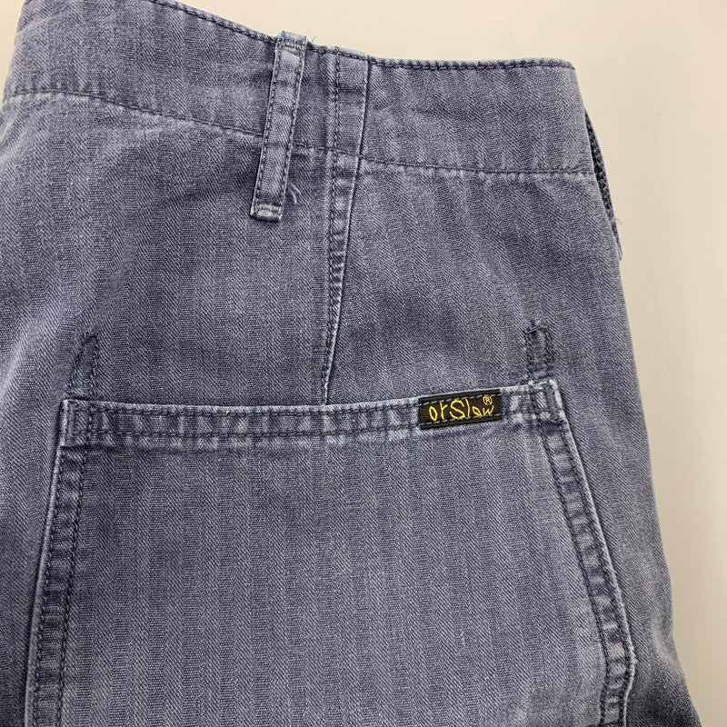 【中古品】【メンズ】 OR SLOW オアスロウ ZIPFLY FRENCH WORK PANTS フレンチ ワーク パンツ ボトムス 156-260516-kh-19-izu サイズ：1 カラー：ネイビー 万代Net店
