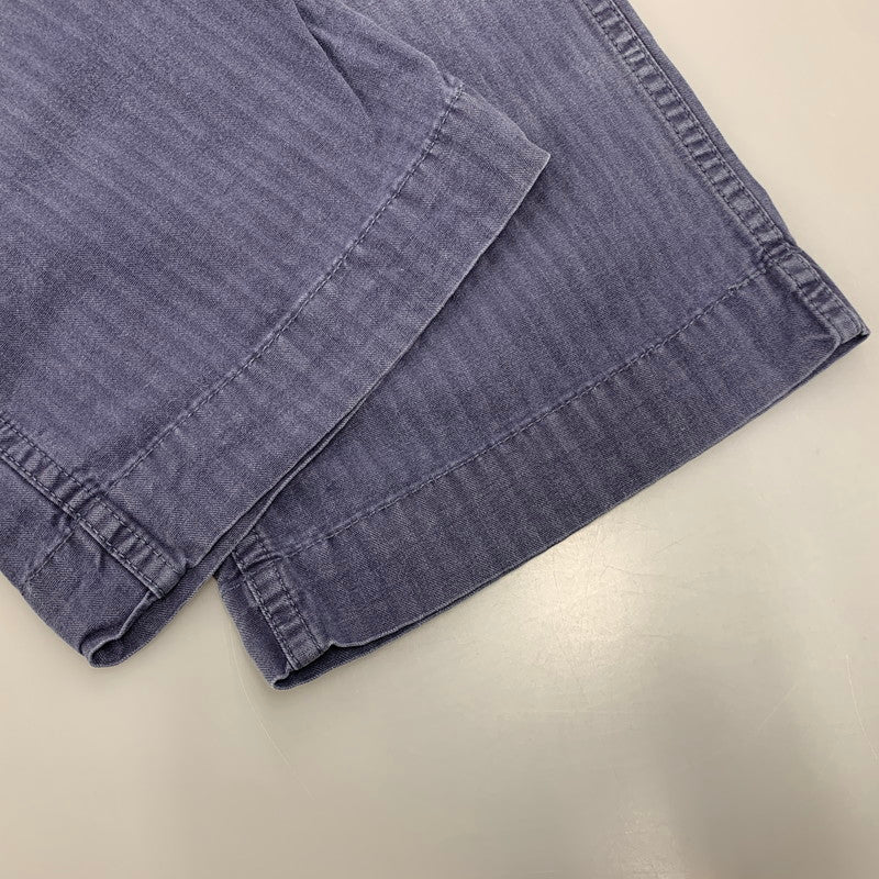 【中古品】【メンズ】 OR SLOW オアスロウ ZIPFLY FRENCH WORK PANTS フレンチ ワーク パンツ ボトムス 156-260516-kh-19-izu サイズ：1 カラー：ネイビー 万代Net店