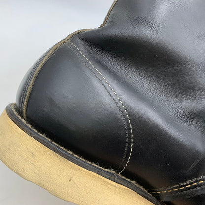 【中古品】【メンズ】 RED WING レッドウィング IRISH SETTER MOC TOE BOOTS 8130 アイリッシュセッター モックトゥブーツ 刺繍羽タグ シューズ 靴 164-260506-as-04-izu サイズ：11 1/2 2E カラー：ブラック 万代Net店