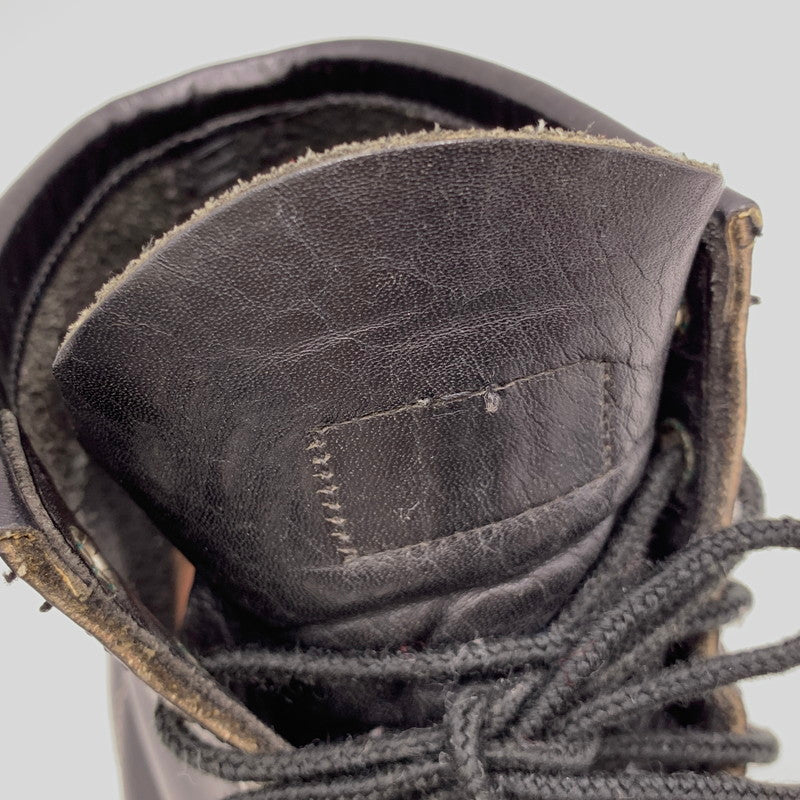 【中古品】【メンズ】 RED WING レッドウィング IRISH SETTER MOC TOE BOOTS 8130 アイリッシュセッター モックトゥブーツ 刺繍羽タグ シューズ 靴 164-260506-as-04-izu サイズ：11 1/2 2E カラー：ブラック 万代Net店