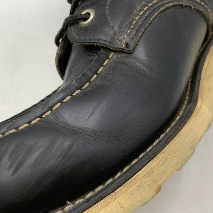 【中古品】【メンズ】 RED WING レッドウィング IRISH SETTER MOC TOE BOOTS 8130 アイリッシュセッター モックトゥブーツ 刺繍羽タグ シューズ 靴 164-260506-as-04-izu サイズ：11 1/2 2E カラー：ブラック 万代Net店
