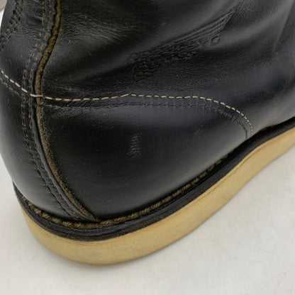 【中古品】【メンズ】 RED WING レッドウィング IRISH SETTER MOC TOE BOOTS 8130 アイリッシュセッター モックトゥブーツ 刺繍羽タグ シューズ 靴 164-260506-as-04-izu サイズ：11 1/2 2E カラー：ブラック 万代Net店