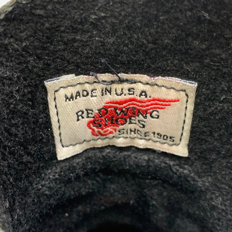 【中古品】【メンズ】 RED WING レッドウィング IRISH SETTER MOC TOE BOOTS 8130 アイリッシュセッター モックトゥブーツ 刺繍羽タグ シューズ 靴 164-260506-as-04-izu サイズ：11 1/2 2E カラー：ブラック 万代Net店