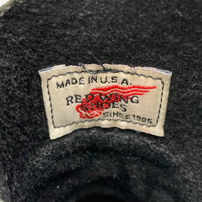 【中古品】【メンズ】 RED WING レッドウィング IRISH SETTER MOC TOE BOOTS 8130 アイリッシュセッター モックトゥブーツ 刺繍羽タグ シューズ 靴 164-260506-as-04-izu サイズ：11 1/2 2E カラー：ブラック 万代Net店