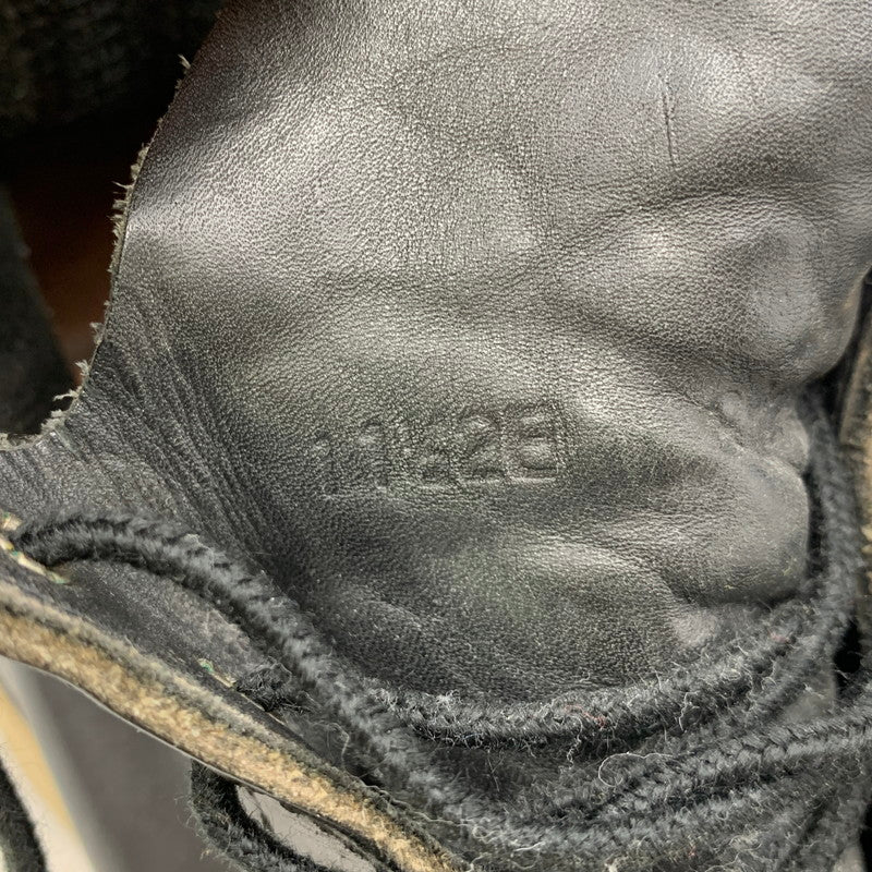 【中古品】【メンズ】 RED WING レッドウィング IRISH SETTER MOC TOE BOOTS 8130 アイリッシュセッター モックトゥブーツ 刺繍羽タグ シューズ 靴 164-260506-as-04-izu サイズ：11 1/2 2E カラー：ブラック 万代Net店