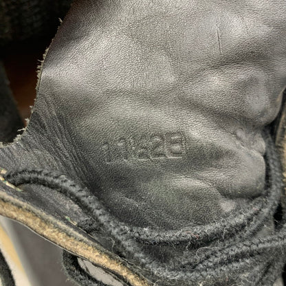 【中古品】【メンズ】 RED WING レッドウィング IRISH SETTER MOC TOE BOOTS 8130 アイリッシュセッター モックトゥブーツ 刺繍羽タグ シューズ 靴 164-260506-as-04-izu サイズ：11 1/2 2E カラー：ブラック 万代Net店