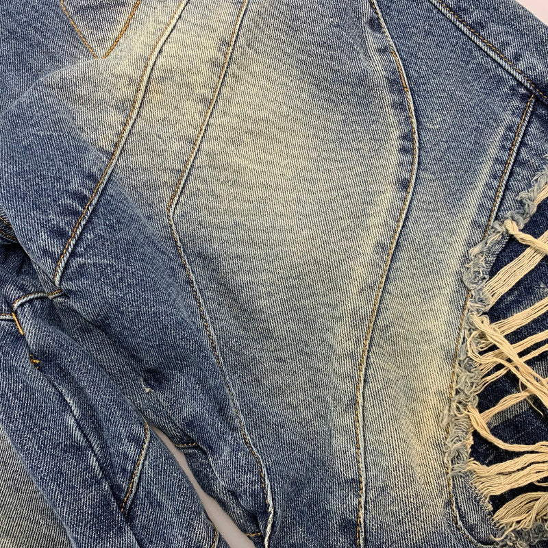 【中古品】【メンズ】 STILL WATER スティルウォーター CRASH WIDE DENIM PANTS クラッシュ ワイド デニム パンツ ボトムス 153-260516-kh-20-izu カラー：インディゴ 万代Net店