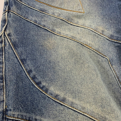 【中古品】【メンズ】 STILL WATER スティルウォーター CRASH WIDE DENIM PANTS クラッシュ ワイド デニム パンツ ボトムス 153-260516-kh-20-izu カラー：インディゴ 万代Net店