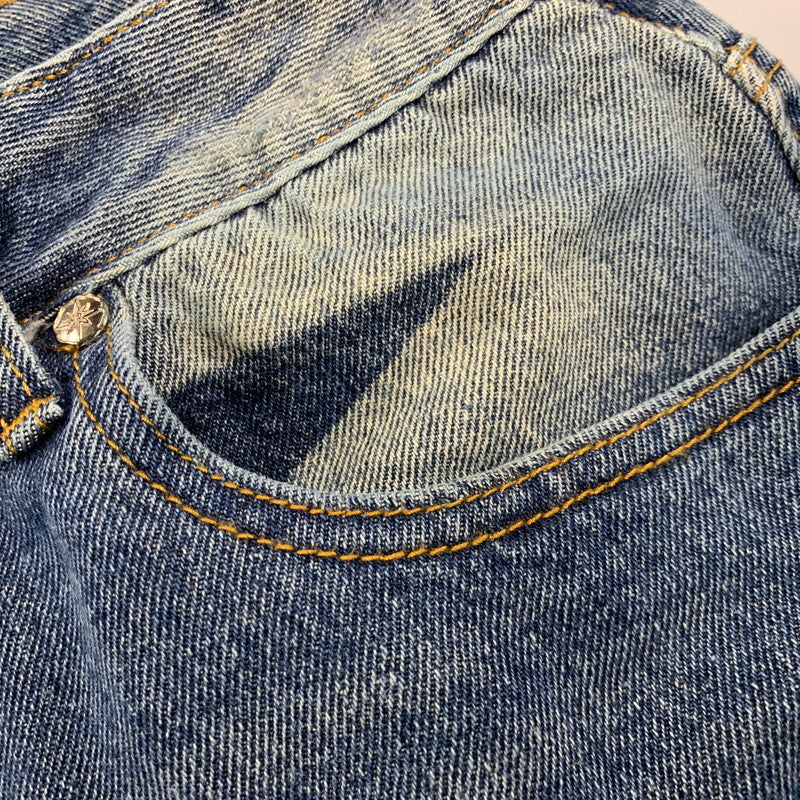 【中古品】【メンズ】 STILL WATER スティルウォーター CRASH WIDE DENIM PANTS クラッシュ ワイド デニム パンツ ボトムス 153-260516-kh-20-izu カラー：インディゴ 万代Net店