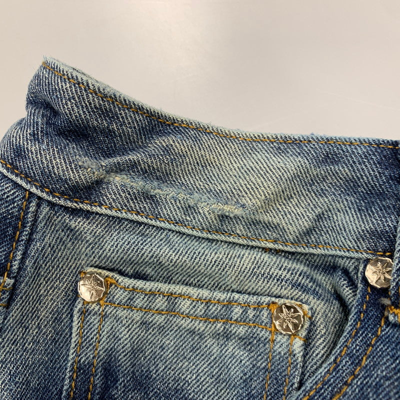 【中古品】【メンズ】 STILL WATER スティルウォーター CRASH WIDE DENIM PANTS クラッシュ ワイド デニム パンツ ボトムス 153-260516-kh-20-izu カラー：インディゴ 万代Net店