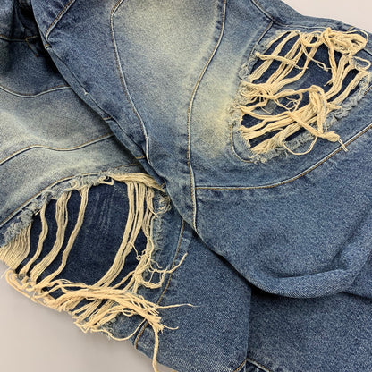 【中古品】【メンズ】 STILL WATER スティルウォーター CRASH WIDE DENIM PANTS クラッシュ ワイド デニム パンツ ボトムス 153-260516-kh-20-izu カラー：インディゴ 万代Net店