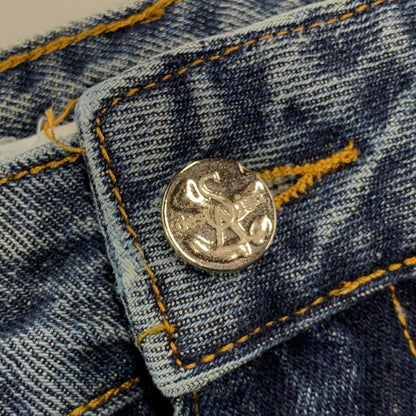 【中古品】【メンズ】 STILL WATER スティルウォーター CRASH WIDE DENIM PANTS クラッシュ ワイド デニム パンツ ボトムス 153-260516-kh-20-izu カラー：インディゴ 万代Net店
