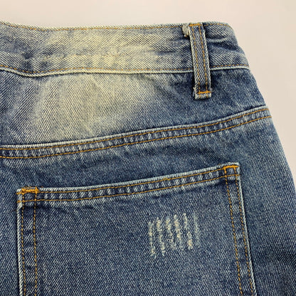 【中古品】【メンズ】 STILL WATER スティルウォーター CRASH WIDE DENIM PANTS クラッシュ ワイド デニム パンツ ボトムス 153-260516-kh-20-izu カラー：インディゴ 万代Net店
