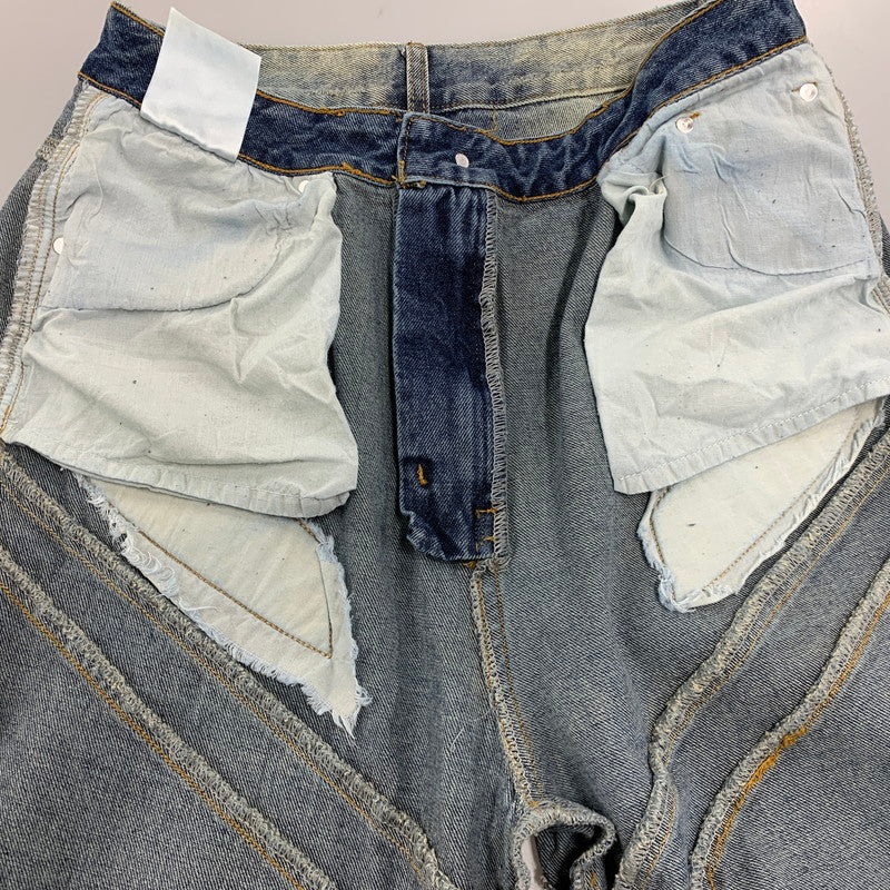 【中古品】【メンズ】 STILL WATER スティルウォーター CRASH WIDE DENIM PANTS クラッシュ ワイド デニム パンツ ボトムス 153-260516-kh-20-izu カラー：インディゴ 万代Net店