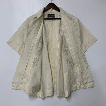 【中古品】【メンズ】 GUAYA TECA グワヤテカ CUBA SHIRT キューバ シャツ トップス 146-260516-kh-03-izu サイズ：XL カラー：クリーム 万代Net店