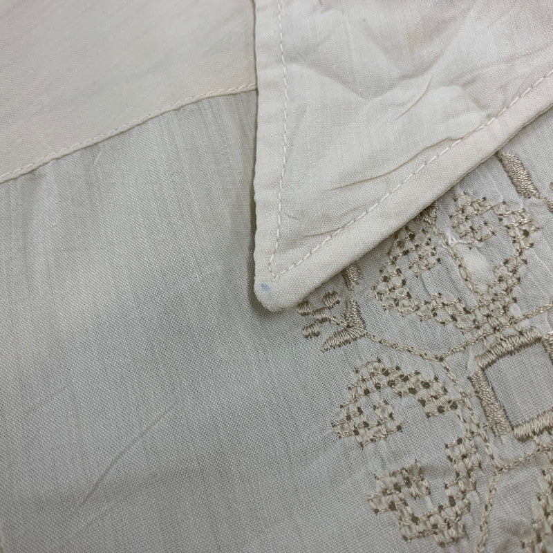 【中古品】【メンズ】 GUAYA TECA グワヤテカ CUBA SHIRT キューバ シャツ トップス 146-260516-kh-03-izu サイズ：XL カラー：クリーム 万代Net店