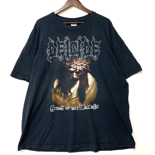 【中古品】【メンズ】 DEICIDE ディーサイド c2012 SCARS OF THE CRUCFIX SS TEE スカーズ オブ ザ クルーシフィックス ショートスリーブ Tシャツ トップス 半袖 146-260518-ya-04-izu サイズ：2XL カラー：BLACK 万代Net店