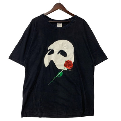 【中古品】【メンズ】 オペラ座の怪人 MARK ATHLETIC マークアスレチック メキシコ製 THE PAHNTOM OF THE OPERA SS TEE ショートスリーブ Tシャツ トップス 146-260517-kh-05-izu サイズ：XL カラー：ブラック 万代Net店