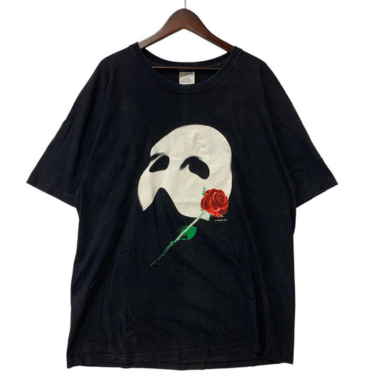 【中古品】【メンズ】 オペラ座の怪人 MARK ATHLETIC マークアスレチック メキシコ製 THE PAHNTOM OF THE OPERA SS TEE ショートスリーブ Tシャツ トップス 146-260517-kh-05-izu サイズ：XL カラー：ブラック 万代Net店