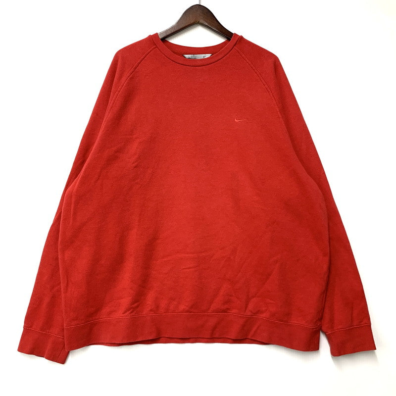 【中古品】【メンズ】 OLD NIKE オールドナイキ CREW NECK SWEATSHIRT H6TWB クルーネック スウェットシャツ トレーナー 146-260516-as-34-izu サイズ：XXL カラー：レッド 万代Net店
