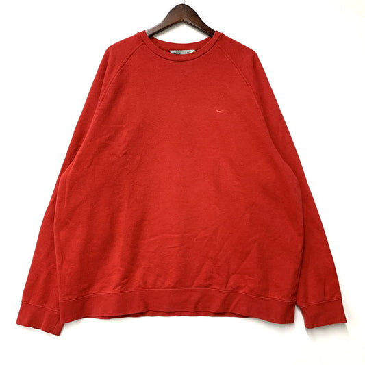 【中古品】【メンズ】 OLD NIKE オールドナイキ CREW NECK SWEATSHIRT H6TWB クルーネック スウェットシャツ トレーナー 146-260516-as-34-izu サイズ：XXL カラー：レッド 万代Net店