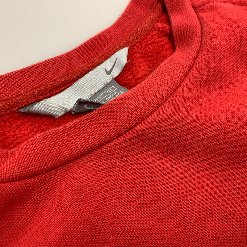 【中古品】【メンズ】 OLD NIKE オールドナイキ CREW NECK SWEATSHIRT H6TWB クルーネック スウェットシャツ トレーナー 146-260516-as-34-izu サイズ：XXL カラー：レッド 万代Net店