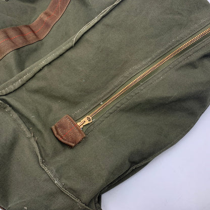 【中古品】【メンズ/レディース】 VINTAGE 推定60’S TALON ZIP BOSTON BAG タロン ジップ ボストン バッグ カバン 鞄 188-260507-cs-18-izu カラー：カーキ 万代Net店