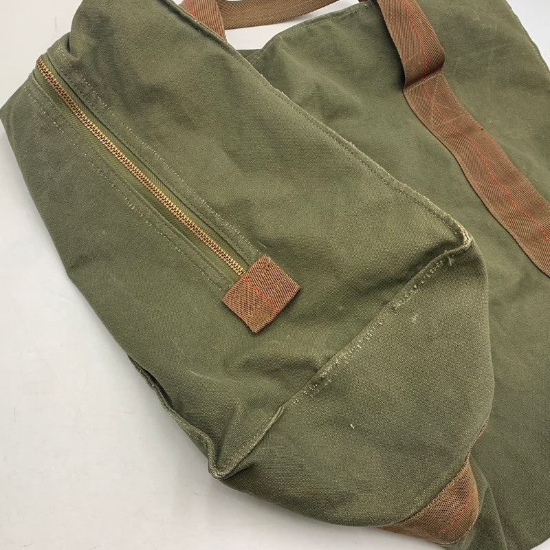 【中古品】【メンズ/レディース】 VINTAGE 推定60’S TALON ZIP BOSTON BAG タロン ジップ ボストン バッグ カバン 鞄 188-260507-cs-18-izu カラー：カーキ 万代Net店