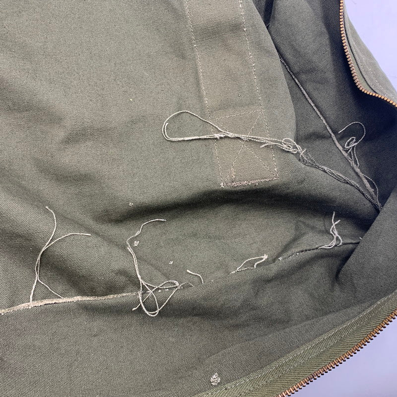 【中古品】【メンズ/レディース】 VINTAGE 推定60’S TALON ZIP BOSTON BAG タロン ジップ ボストン バッグ カバン 鞄 188-260507-cs-18-izu カラー：カーキ 万代Net店