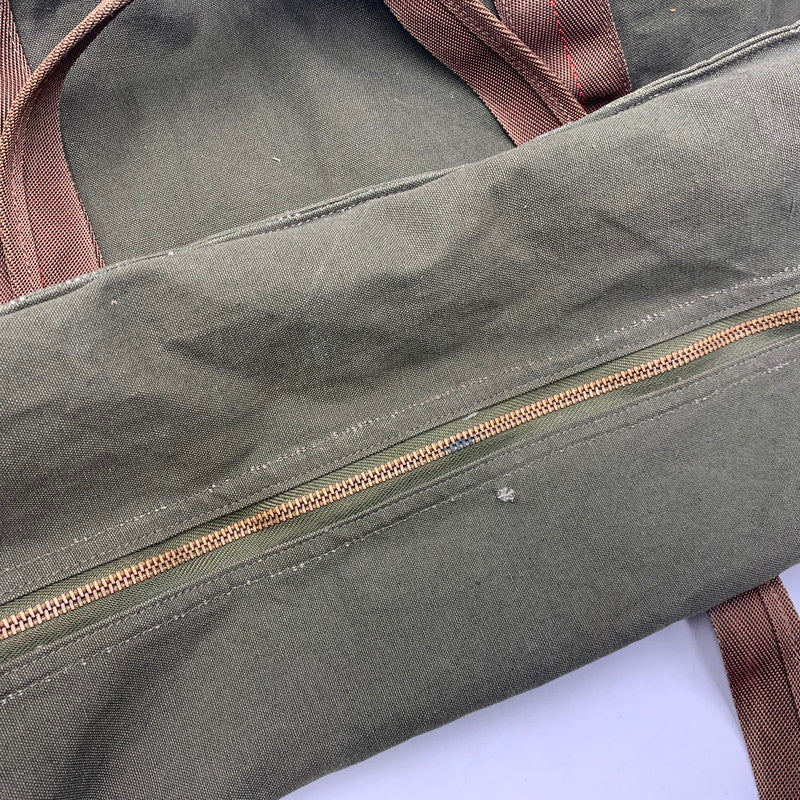【中古品】【メンズ/レディース】 VINTAGE 推定60’S TALON ZIP BOSTON BAG タロン ジップ ボストン バッグ カバン 鞄 188-260507-cs-18-izu カラー：カーキ 万代Net店
