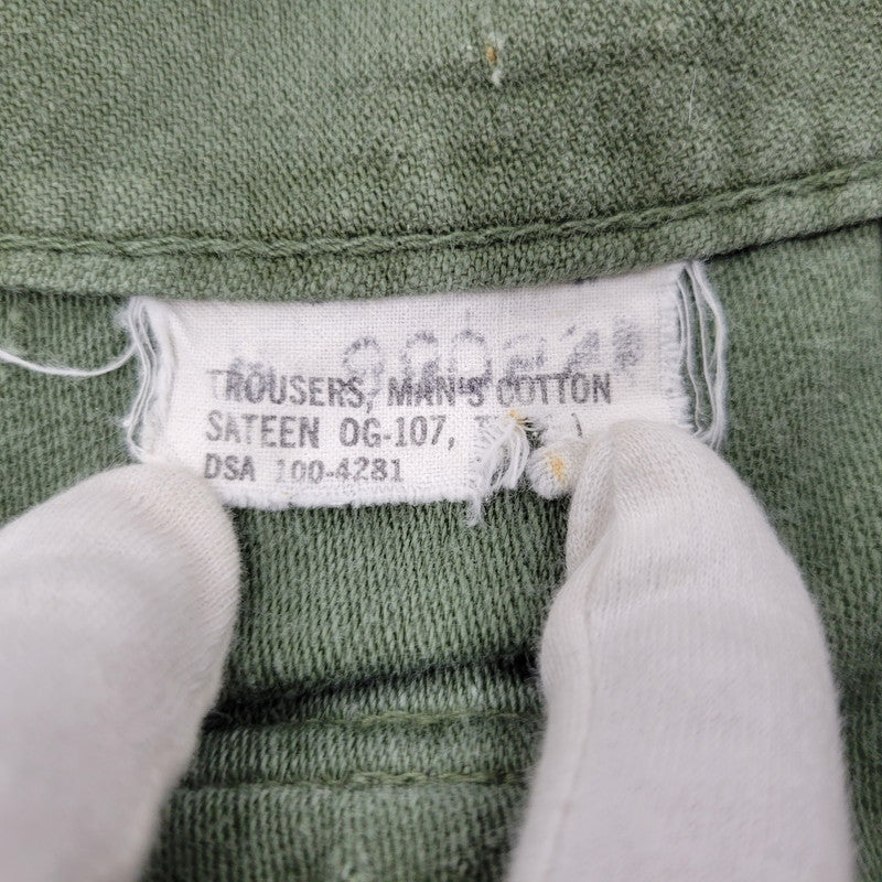 【中古品】【メンズ】 U.S.ARMY ユーエスアーミー BAKER PANTS 8405-082-6610 ベイカーパンツ ボトムス 157-260508-as-09-izu サイズ：30×31 カラー：カーキ 万代Net店
