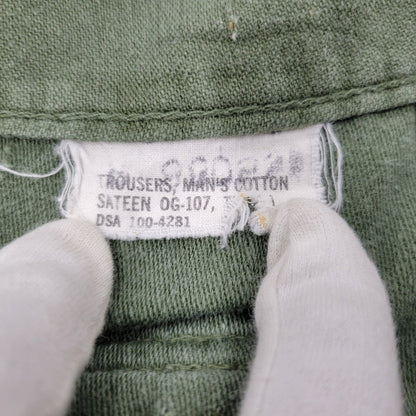 【中古品】【メンズ】 U.S.ARMY ユーエスアーミー BAKER PANTS 8405-082-6610 ベイカーパンツ ボトムス 157-260508-as-09-izu サイズ：30×31 カラー：カーキ 万代Net店