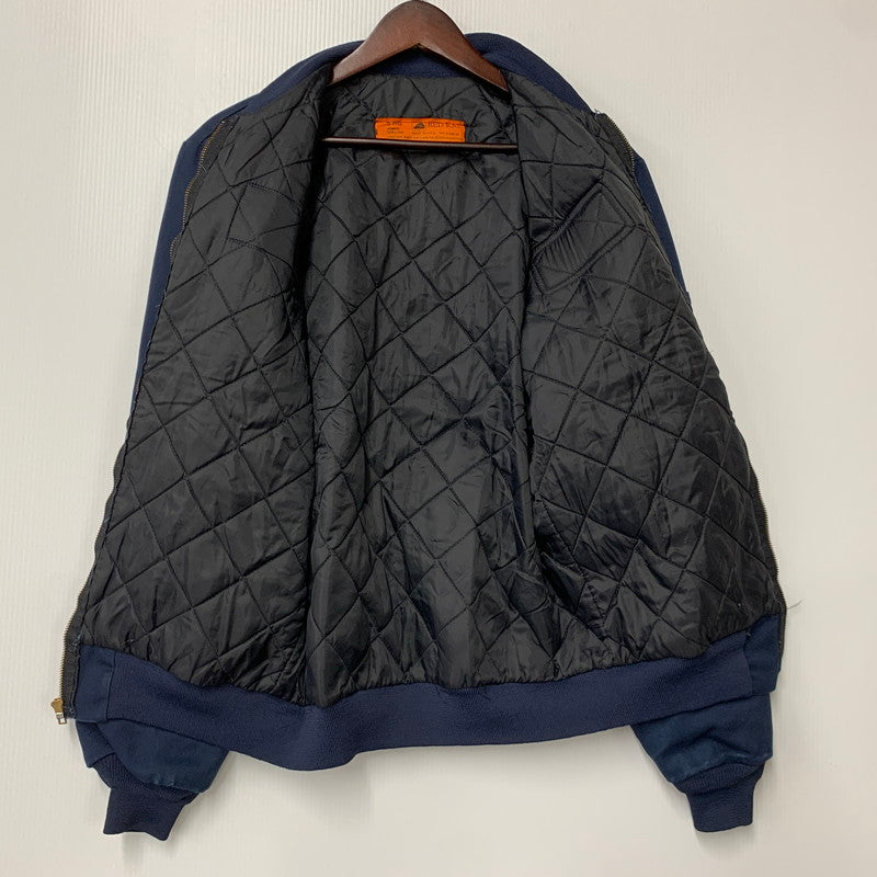 【中古品】【メンズ】 RED KAP レッドキャップ USA製 TALON ZIP QUILTING WORK JACKET タロンジップ キルティング ワーク ジャケット アウター 146-260516-kh-02-izu サイズ：S カラー：ネイビー 万代Net店
