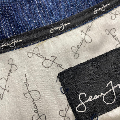 【中古品】【メンズ】 SEAN JOHN ショーンジョン SJ0612 DENIM JACKET デニム ジャケット アウター 146-260518-cs-15-izu サイズ：XXL カラー：インディゴ 万代Net店