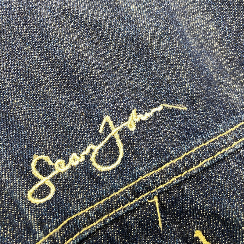 【中古品】【メンズ】 SEAN JOHN ショーンジョン SJ0612 DENIM JACKET デニム ジャケット アウター 146-260518-cs-15-izu サイズ：XXL カラー：インディゴ 万代Net店