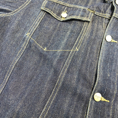 【中古品】【メンズ】 SEAN JOHN ショーンジョン SJ0612 DENIM JACKET デニム ジャケット アウター 146-260518-cs-15-izu サイズ：XXL カラー：インディゴ 万代Net店