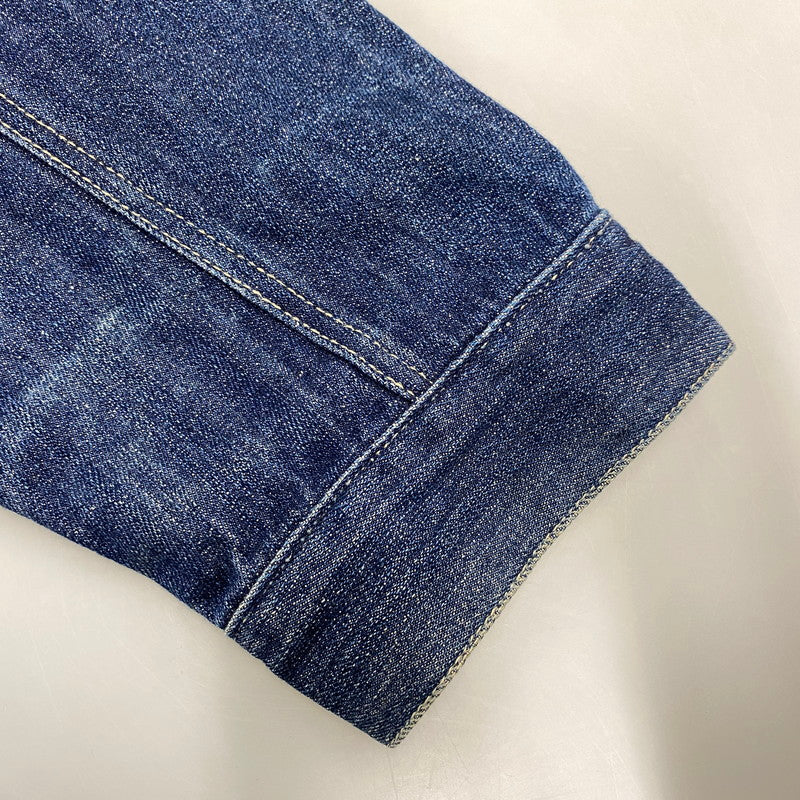 【中古品】【メンズ】 SEAN JOHN ショーンジョン SJ0612 DENIM JACKET デニム ジャケット アウター 146-260518-cs-15-izu サイズ：XXL カラー：インディゴ 万代Net店
