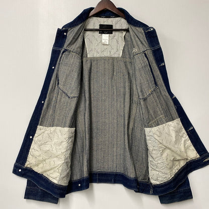 【中古品】【メンズ】 SEAN JOHN ショーンジョン SJ0612 DENIM JACKET デニム ジャケット アウター 146-260518-cs-15-izu サイズ：XXL カラー：インディゴ 万代Net店