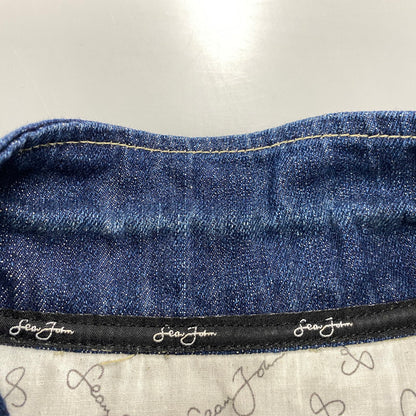 【中古品】【メンズ】 SEAN JOHN ショーンジョン SJ0612 DENIM JACKET デニム ジャケット アウター 146-260518-cs-15-izu サイズ：XXL カラー：インディゴ 万代Net店