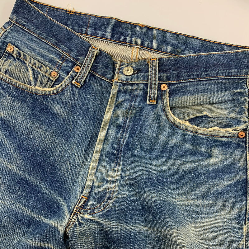 【現状渡し品】【メンズ】 LEVI'S リーバイス USA製 93年製 刻印555 90S 501 DENIM PANTS デニム パンツ ボトムス ズボン 157-260520-cs-02-izu サイズ：W32 L36 カラー：インディゴ 万代Net店