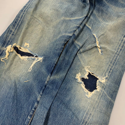 【現状渡し品】【メンズ】 LEVI'S リーバイス USA製 93年製 刻印555 90S 501 DENIM PANTS デニム パンツ ボトムス ズボン 157-260520-cs-02-izu サイズ：W32 L36 カラー：インディゴ 万代Net店